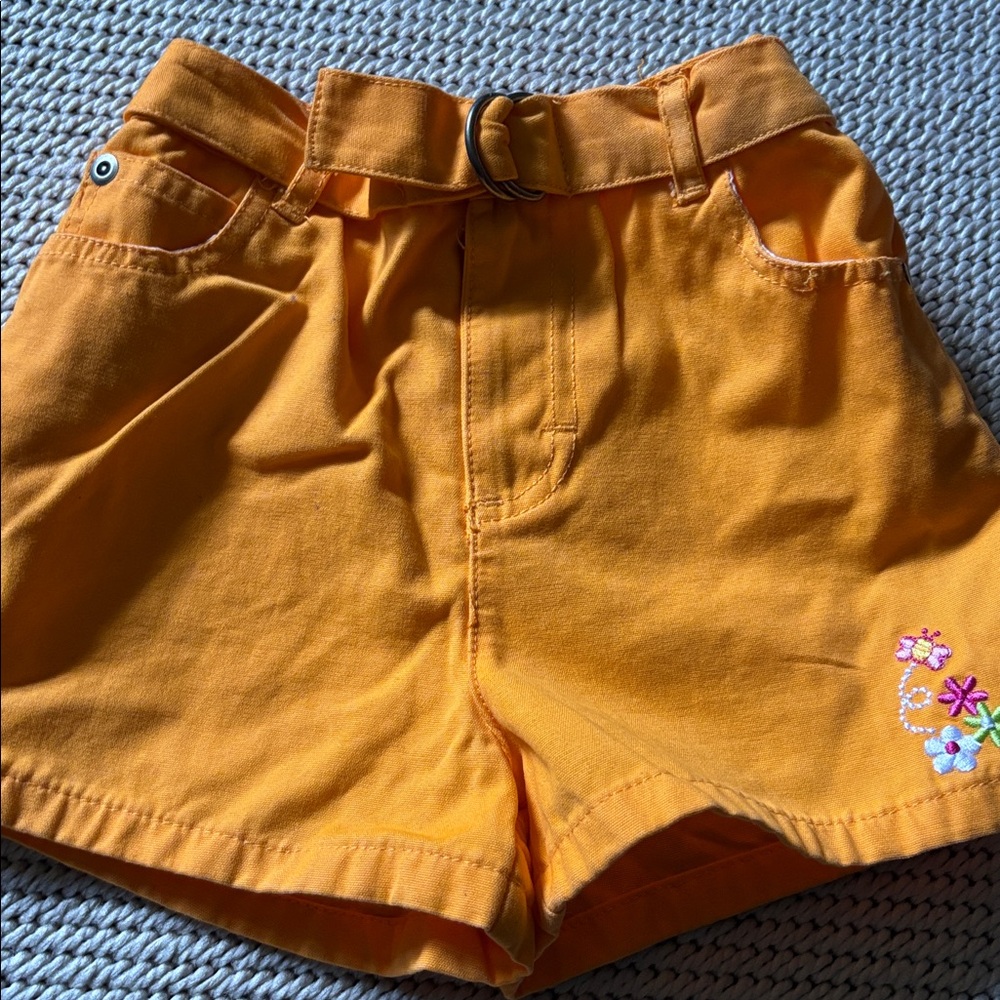 Shorts toddler girls new size 5T cotton Disney pockets elastic waist